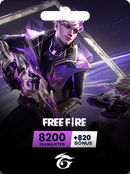 8200 DIAMANTES + 820 DE BÔNUS