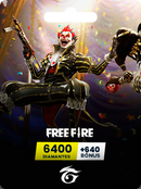 6400 DIAMANTES + 640 DE BÔNUS